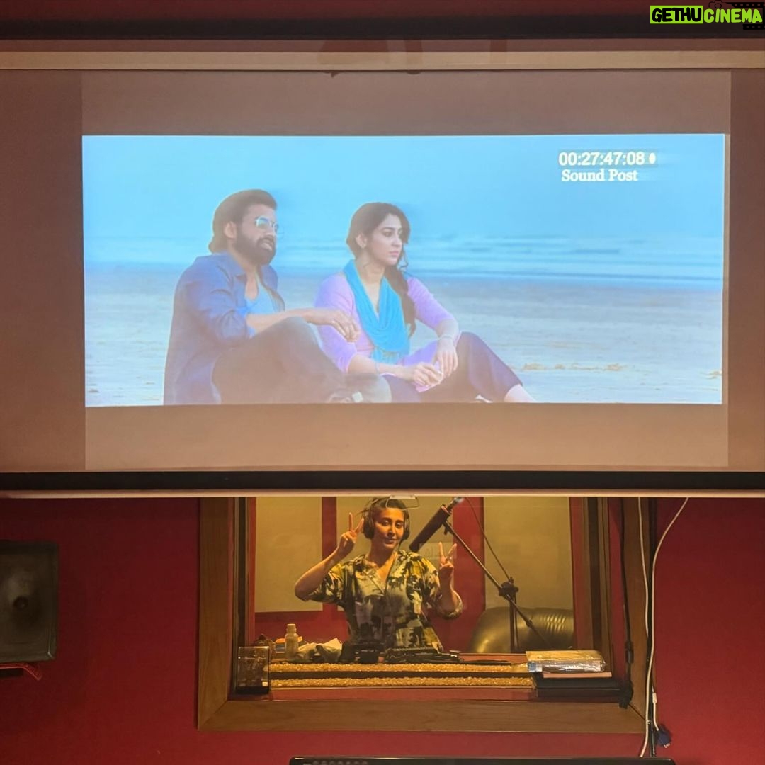 Oindrila Sen Instagram - #Mirza #dubbing .. see u all soon.. ❤️❤️ .. R U GUYZ EXCITED???