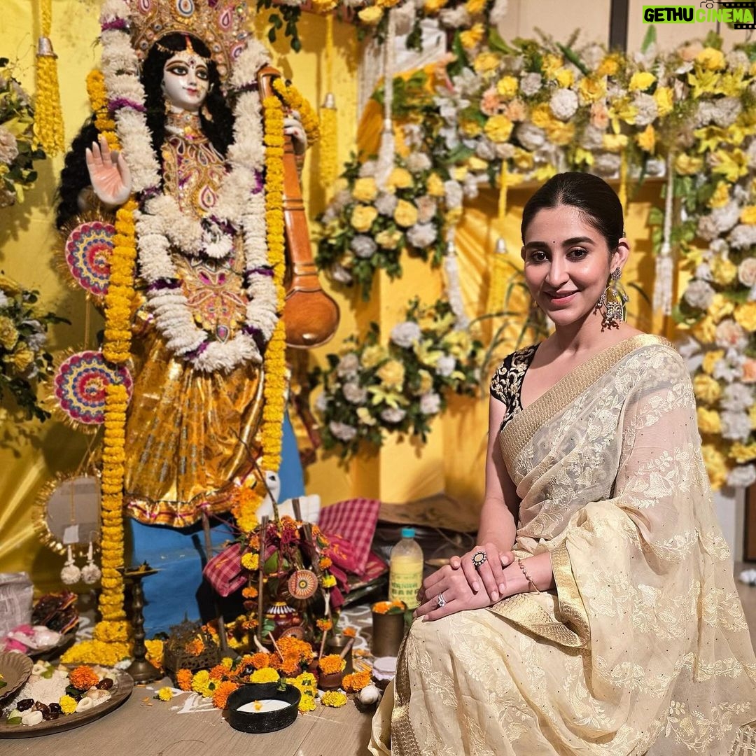 Oindrila Sen Instagram - সরস্বতী পুজোর অনেক শুভেচ্ছ 🙏🏻