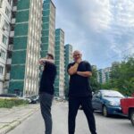 Oleksii Potapenko Instagram - Відзняли кліп з містером @horizon_officialpage на Дарниці ,на райончику…скоро…