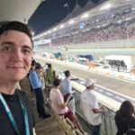 Oliver Phelps Instagram - What a great way to end the day. I've always loved watching the @f1 & to see qualifying up close today was so cool. @F1 @melt.mideast @abudhabievents @ymcofficial #InAbuDhabi #findyourplace #AbuDhabiGP #GoUnreal Yas Marina Circuit