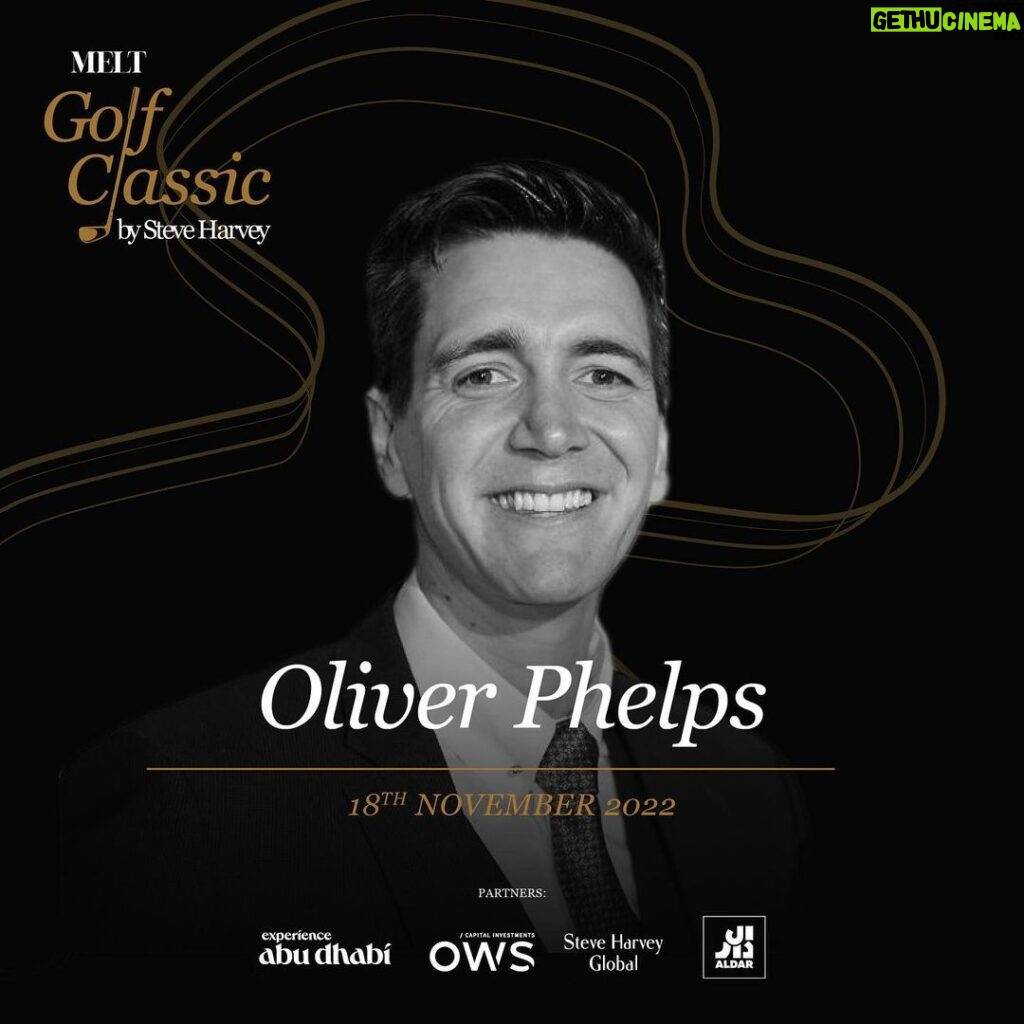 Oliver Phelps Instagram - We're all excited as @oliver_phelps joins us this weekend at the MELT Golf Classic By Steve Harvey at the @yasacresgolfcc followed by the Gala Dinner at @LouvreAbuDhabi! #MELTGolfClassicBySteveHarvey #MELTMe #MiddleEast #InAbuDhabi #FindYourPace Abu Dhabi, United Arab Emirates