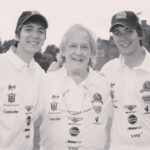 Oliver Phelps Instagram - Rest in Peace Sir Dave. Such a sad day, the world has lost a true one off. I was so lucky to meet David English and even more lucky to call him a friend. We had some great fun playing cricket for lots of worthy charitable causes. I could go on on and all day about his infections personality, the hilarious jokes among other things. But instead I'll raise a glass and say thank you. X 🏏 #Bunbury