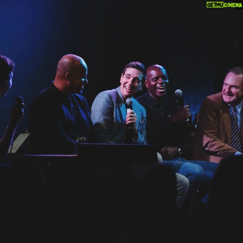 Oliver Phelps Instagram - Last Thursday night was so much fun helping raise some funds for @avfcfoundation @digbethdiningclubcic wth @iantaylor7 @bell.rupert and @ga11official The crowd were great fun and a lot of laughs had. Big shout out to @maxwhittle who kept the whole thing moving 😃 #avfc