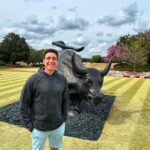 Oliver Phelps Instagram - I love this place. I love this bull. And I love this hoodie from @fielddaysportingco 😍 Isleworth Country Club