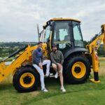 Oliver Phelps Instagram - Yesterday was so memorable on the golf course (and tractor) a huge thanks to @jcbgolfcc for inviting me to play in the @jcbchampionship pro-am with @johndalyll and @rickshielspga & Adam #25 JCB Golf and Country Club