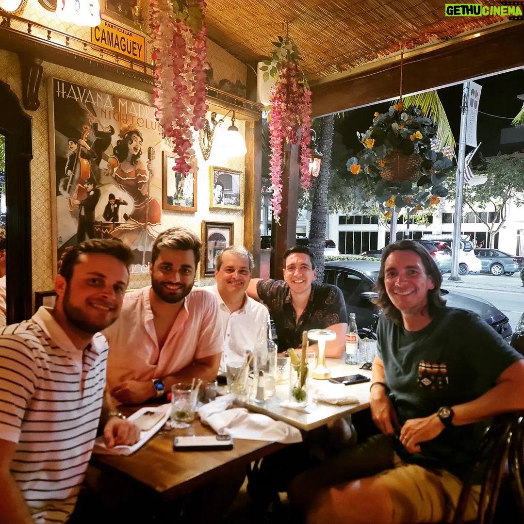 Oliver Phelps Instagram - Nothing like great Cuban food with great company. Miami Beach, Florida