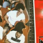 Oliver Phelps Instagram - How I think I'd look going 240kph.... and what I actually look like 🙈 Such a fun time at @ferrariworldabudhabi today. @yasisland @melt.mideast @abudhabievents #inabudhabi🇦🇪 #findyourplace Ferrari World Yas Island, Abu Dhabi