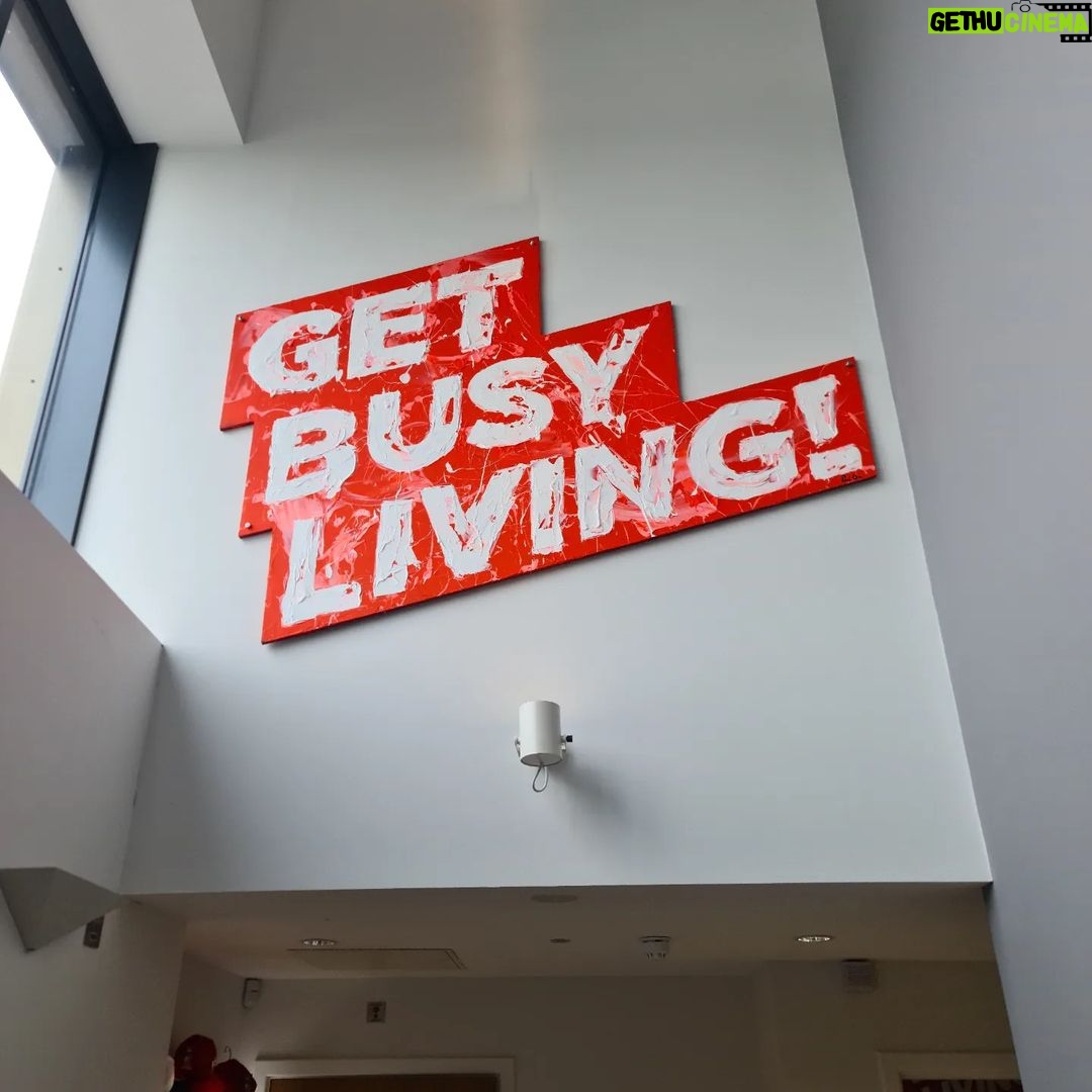 Oliver Phelps Instagram - I had a brilliant time today visiting the @hambofoundation Get Busy Living centre. Such a fantastic facility filled with awesome people. #getbusyliving Matt Hampson Foundation