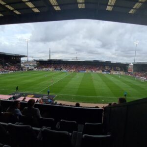 Oliver Phelps Instagram - So happy to be able to cheer on @valenciacf this evening in Nottingham. Wherever I see them there's always such a great welcome. It was good to watch attacking play. Thanks to Nottingham Forest & the staff at Meadow Lane for the hospitality. #amunt #vcf