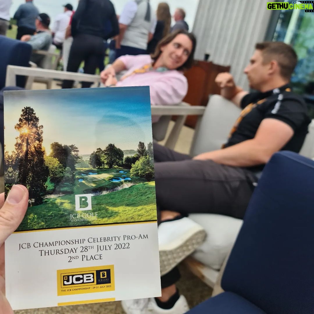 Oliver Phelps Instagram - Yesterday was so memorable on the golf course (and tractor) a huge thanks to @jcbgolfcc for inviting me to play in the @jcbchampionship pro-am with @johndalyll and @rickshielspga & Adam #25 JCB Golf and Country Club
