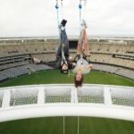 Oliver Phelps Instagram - I had a unbelievably fun time at @optusstadium @theozoneperth A incredible stadium with the greaf view from the roof. A MUST for anybody in Perth. It was #PERTHECT 😇 (I'm claiming that phrase!) Optus Stadium