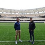 Oliver Phelps Instagram - I had a unbelievably fun time at @optusstadium @theozoneperth A incredible stadium with the greaf view from the roof. A MUST for anybody in Perth. It was #PERTHECT 😇 (I'm claiming that phrase!) Optus Stadium