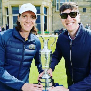 Oliver Phelps Instagram - On Wednesday I was lucky enough to have one of the best days ever thanks to @boss 
Brilliant clothing, 
Awesome setting at @thehomeofgolf @therandagolf 
& to top it all off.... fantastic people. #BeYourOwnBoss #Golf #JamesWontWinNextTime