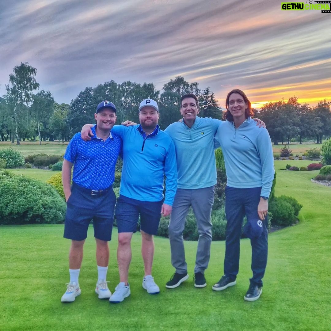 Oliver Phelps Instagram - Bothers v Brothers Great time filming with @tubes_ange_golflife the other day.... but who won??? ⛳️