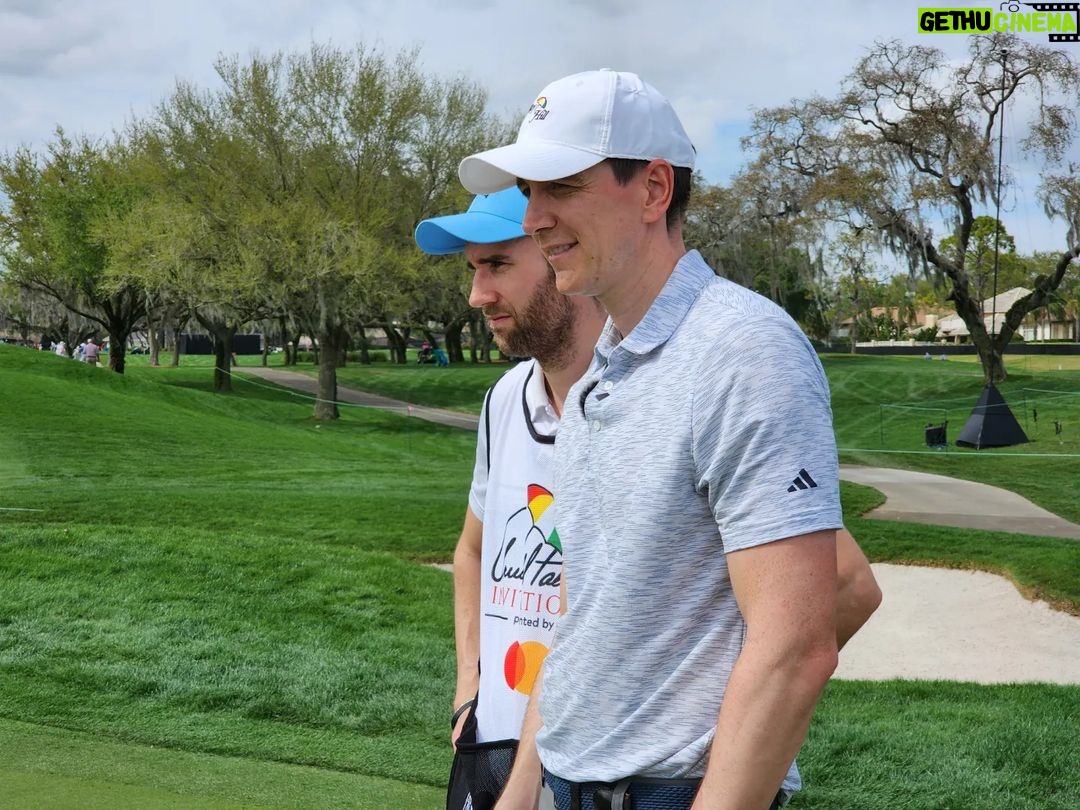 Oliver Phelps Instagram - WHAT A DAY!! I'm finding the words to express how much fun the pro-am at the @apinv was earlier. My trusty caddie @mattdavelewis was on point. Shout out to our great pro @nicolaihoejgaard for showing us how the game should be played. I guess you could say it was "Priceless" ☺️ @aimingforescratch #api #pgatour #BayHill #golf Bay Hill Championship Course