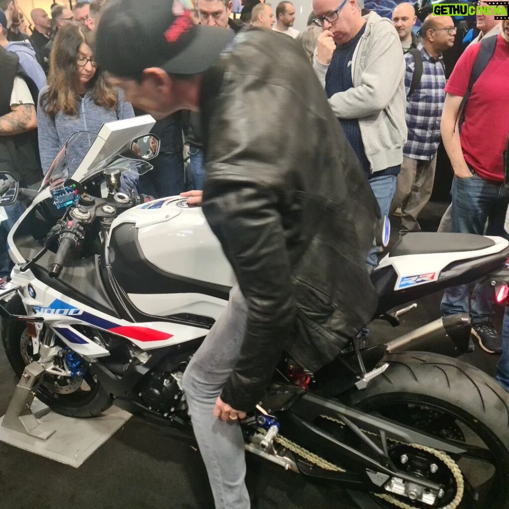 Oliver Phelps Instagram - Soooo many beautiful bikes at @motorcyclelive 😍 #mvagusta #triumphmotorcycles #royalenfield #bmwmotorrad #ducati #indianmotorcycle