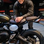 Oliver Phelps Instagram - I loved everything about going to Valencia to test out @officialtriumph speed 400 and Scrambler 400x. WHAT A GREAT BIKES! Also I had to drop in to my second home 😇 #speed400 #scrambler400x #fortheride #amuntvalencia Valencia, España