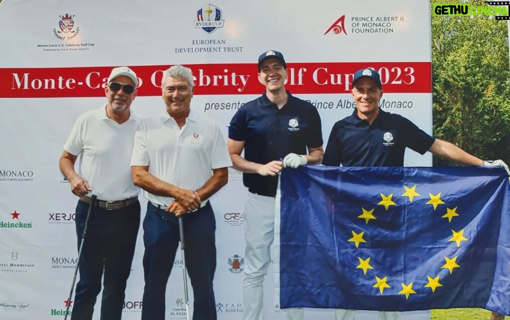 Oliver Phelps Instagram - Back from a unforgettable couple of days playing in the @montecarlocelebritygolfcup representing 🇪🇺 (the winning side) but also raising money for the @blueangels_foundation and @fondationprincealbert2 Great people, great time 😇🏌‍♂️