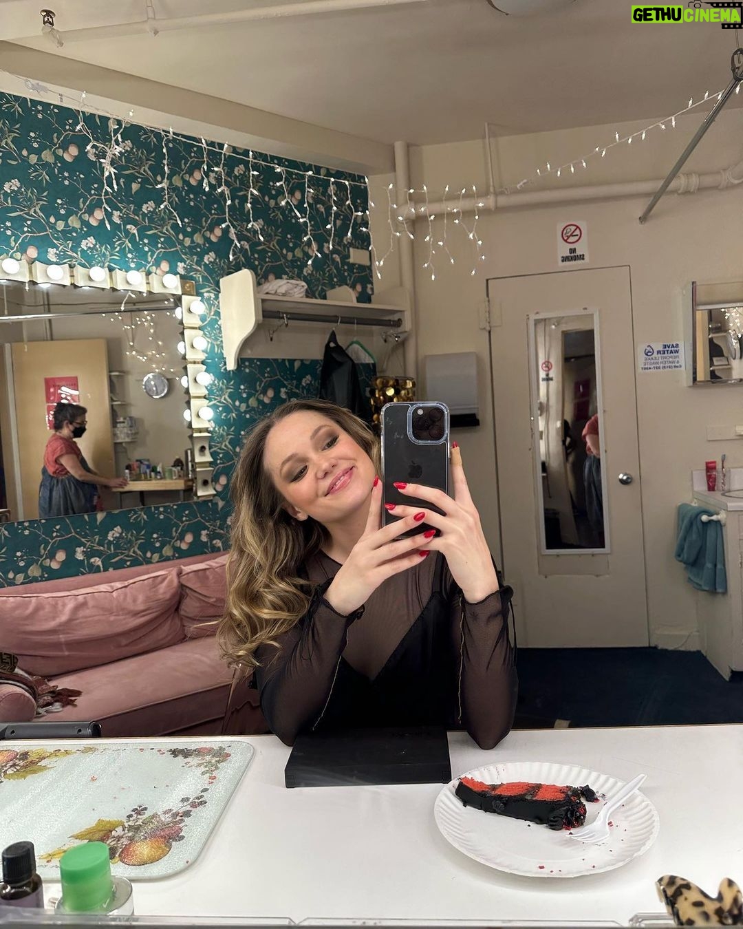 Olivia Holt Instagram - 8 weeks. 64 shows. 3 and half weeks of rehearsals. most i’ve ever sang. hell, most i’ve ever danced. and this company supported me through and through it all. (even that one day i came in only a little hungover) (just a little) (or when i fell down the band stand stairs in the first number) (or when i accidentally changed dialogue for no good reason in my last performance… those lazy floor shows in towns…) i’ll miss all of it. every moment. the absolute time of my life and it’s because of every single person in this extraordinary company. you all gave me the biggest belly laughs and memories that have enriched my soul to its very core. i’ve grown as an artist and person. sharing the stage with every one of you every night has been the biggest honor. i’ve found a home in @chicagomusical. can’t wait to come running back. jazz hands and all baby !!! PS — thank you to quite literally every single human being who bought a ticket to come see this show. i hope it impacted you the same way it did me. ❤️ Ambassador Theatre