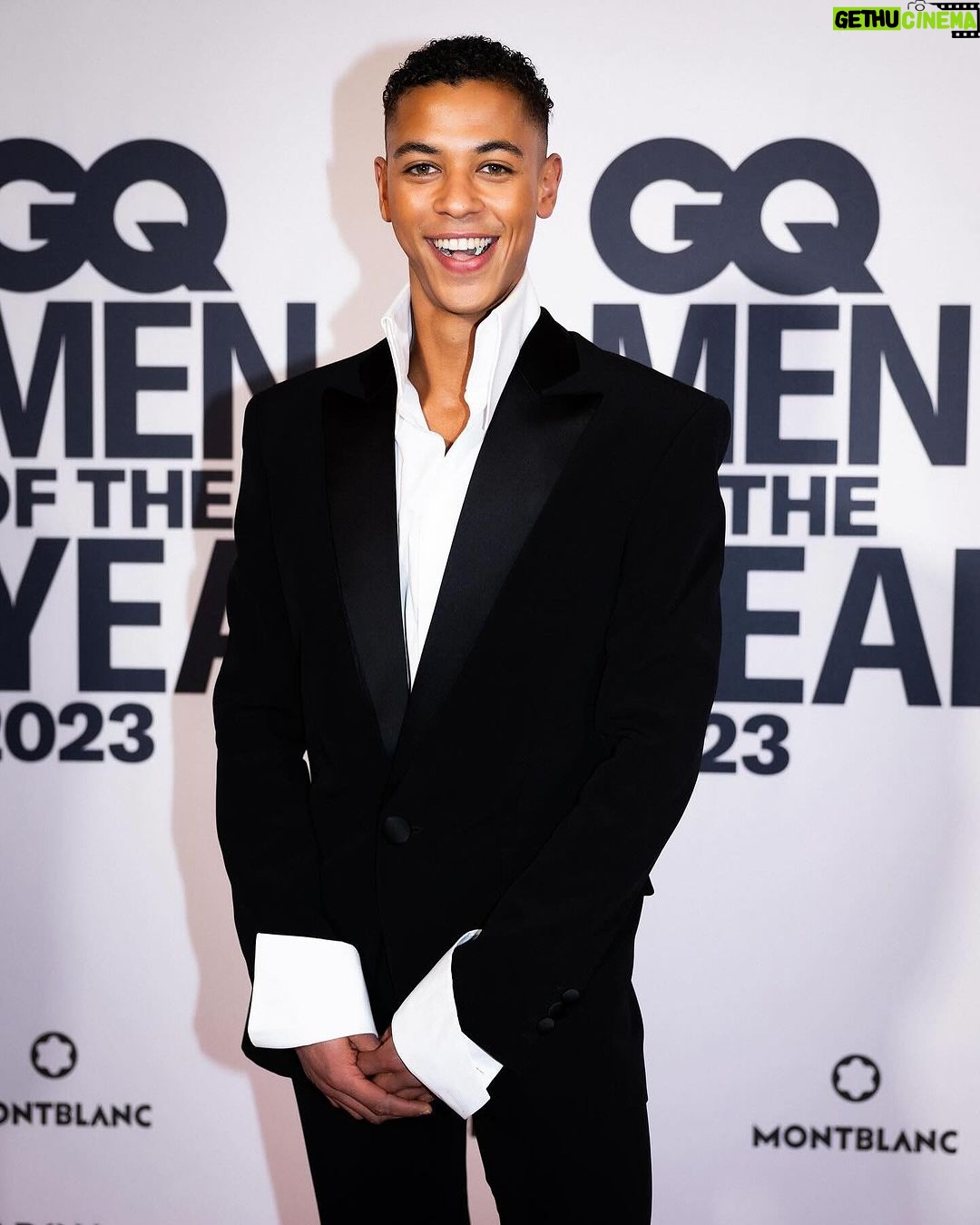 Olivier Rousteing Instagram - THE FRENCH STAR ♥️ We love you @guillaumediop Une étoile française est née . Thank you @guillaumediop to make us dream and being a leader of the new French generation fighting for your passion with strength elegance and beauty . I am so proud to dress you and seeing your journey being recognized and being the STAR amongst the best. Congrats on your award of the GQ men of the year 2023 @gqfrance @pam_boy