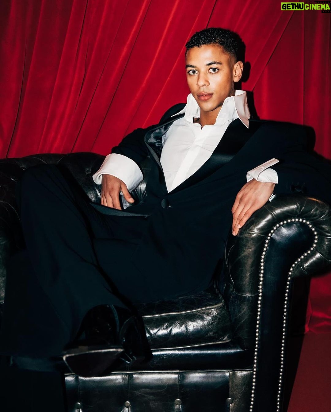 Olivier Rousteing Instagram - THE FRENCH STAR ♥️ We love you @guillaumediop Une étoile française est née . Thank you @guillaumediop to make us dream and being a leader of the new French generation fighting for your passion with strength elegance and beauty . I am so proud to dress you and seeing your journey being recognized and being the STAR amongst the best. Congrats on your award of the GQ men of the year 2023 @gqfrance @pam_boy