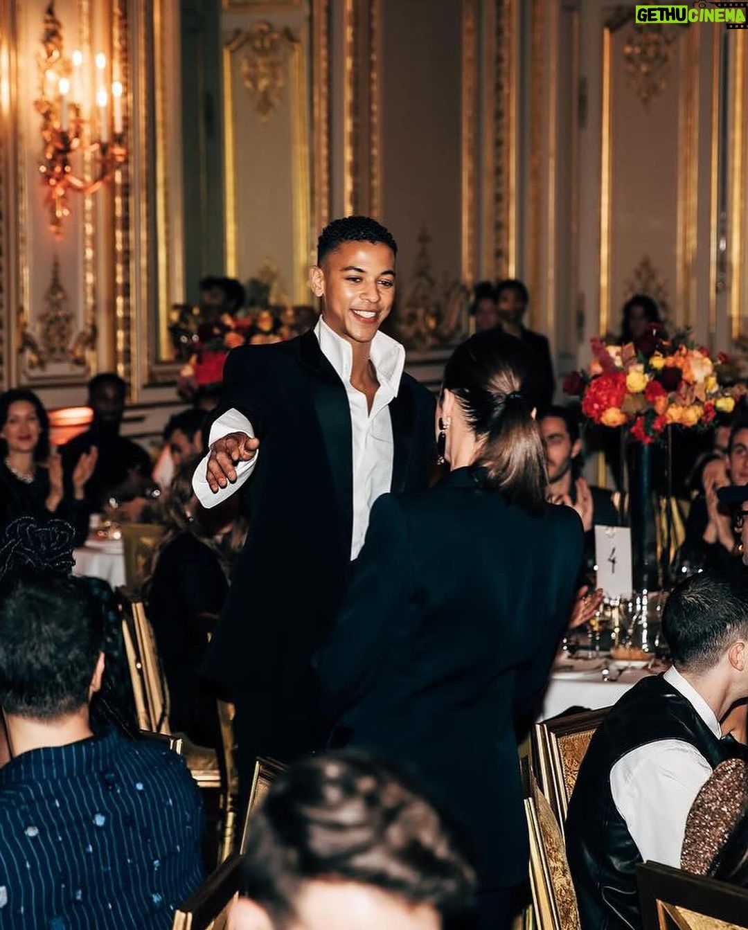 Olivier Rousteing Instagram - THE FRENCH STAR ♥️ We love you @guillaumediop Une étoile française est née . Thank you @guillaumediop to make us dream and being a leader of the new French generation fighting for your passion with strength elegance and beauty . I am so proud to dress you and seeing your journey being recognized and being the STAR amongst the best. Congrats on your award of the GQ men of the year 2023 @gqfrance @pam_boy