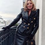 Olivier Rousteing Instagram - The ICON in Balmain 🖤 @kimcattrall