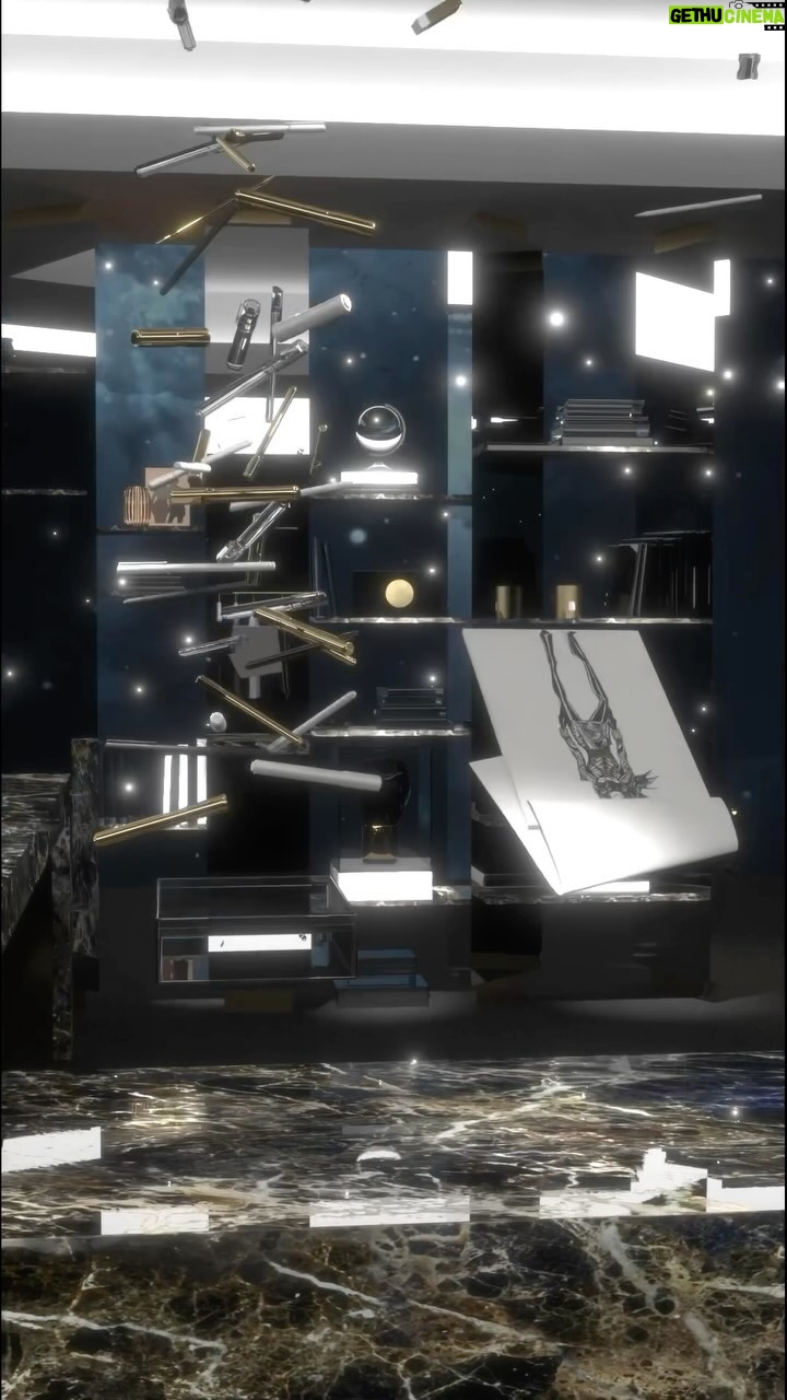 Olivier Rousteing Instagram - BALMAIN ARCHITECTURE for the FUTURE Welcome to the My new galactic office art by @stanislas_garaud Architectes : @studio.amv