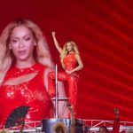 Olivier Rousteing Instagram - MY POWER ♥️ @beyonce in @balmain for #RENAISSANCEWORLDTOUR for one of my fav moment of the tour #mypower with the incredible #blueivy. I love u Bey and Blue 🫶🏽