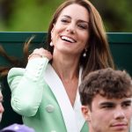 Olivier Rousteing Instagram - The princess of Wales wearing the Balmain blazer #thenewfrenchstyle , such an Honor #katemiddleton 🤍 The Balmain royalty.