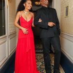 Olivier Rousteing Instagram - A Balmain Dress for a @cartier Night in Paris ♥️ Avec mes deux amours @yarashahidi @jasonbolden