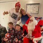 Olly Murs Instagram - 38 years on… and we’re still very lucky that this Santa turns up at ours every year 🎅🏻❤️👌🏻