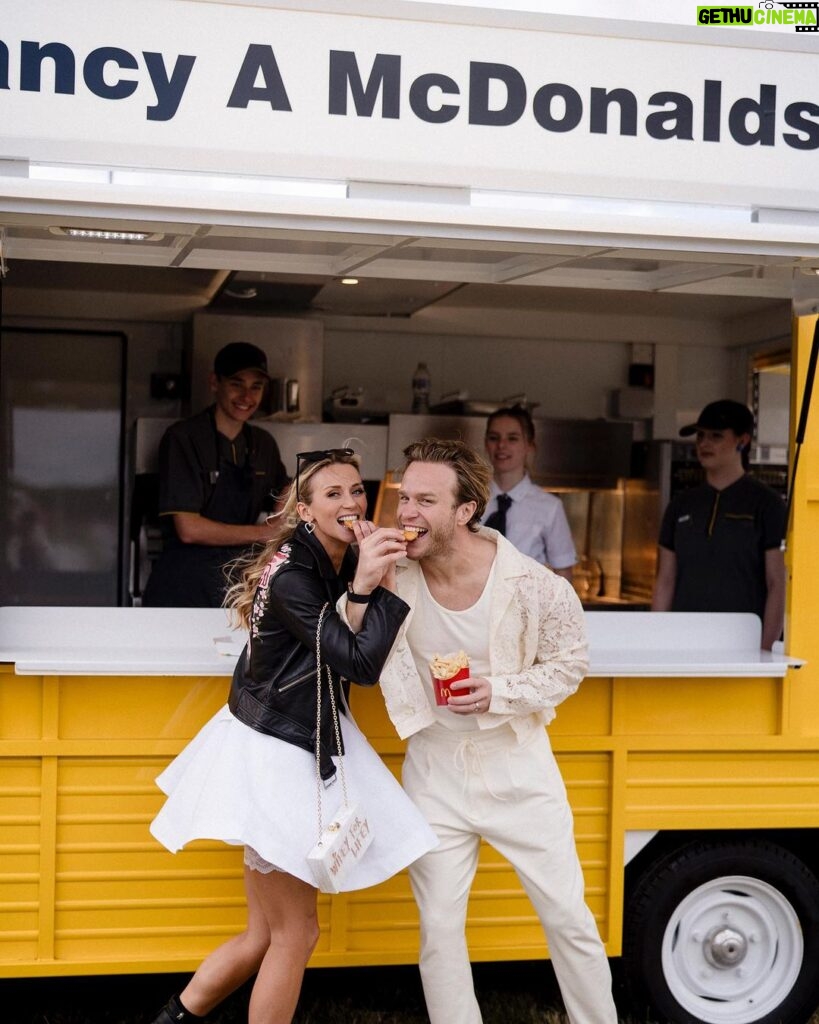 Olly Murs Instagram - Not everyday you marry the 3 things you love the most!! McNuggets, McFries and McMurs (in that order) 🤪🤣👌🏻 . Thanks @mcdonaldsuk for the McNugget truck for our wedding weekend! Was Insane!