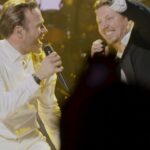 Olly Murs Instagram - So in 2010 I nearly released a version of my second single ‘Thinking Of Me’ with @professorgreen but it was pulled just before it came out. 13 years later I dug out the demo on my laptop when I started my tour rehearsals and reached out to him to use this version on my tour. It’s gone down so brilliantly and not only did Pro Green join me on stage in London last weekend, but he’s coming back tomorrow night to my perform it again on my last arena show this month, for my global livestream!!! 🤩👏🏻 I’ve been a fan of his music for so long, so to perform this version live together is special. Buy a ticket for my global livestream tomorrow by clicking link in bio! See you there!🕺🏼