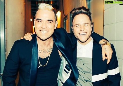 Olly Murs Instagram - Happy birthday to the main man, love ya Rob! Happy 50th mate 💙