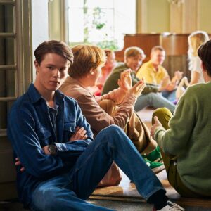 Omar Rudberg Instagram - YOUNG ROYALS S3 first look! Let that sink in!!!! Out on Netflix in March!!!!