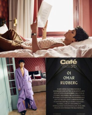 Omar Rudberg Instagram - It's an honor to be selected ”Best dressed man of the year” by Café Magazine! Check out the magazine that drops tomorrow to read the full interview! ❤️‍🔥 Thank you!!!!
