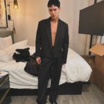 Omar Rudberg Instagram - More pictures from the big day!! 🫶 Also thank you @yslbeauty for helping me getting my face ready!! Advertisement @yslbeauty #yslmakeup Last photo: Sarah Morris Los Angeles, California