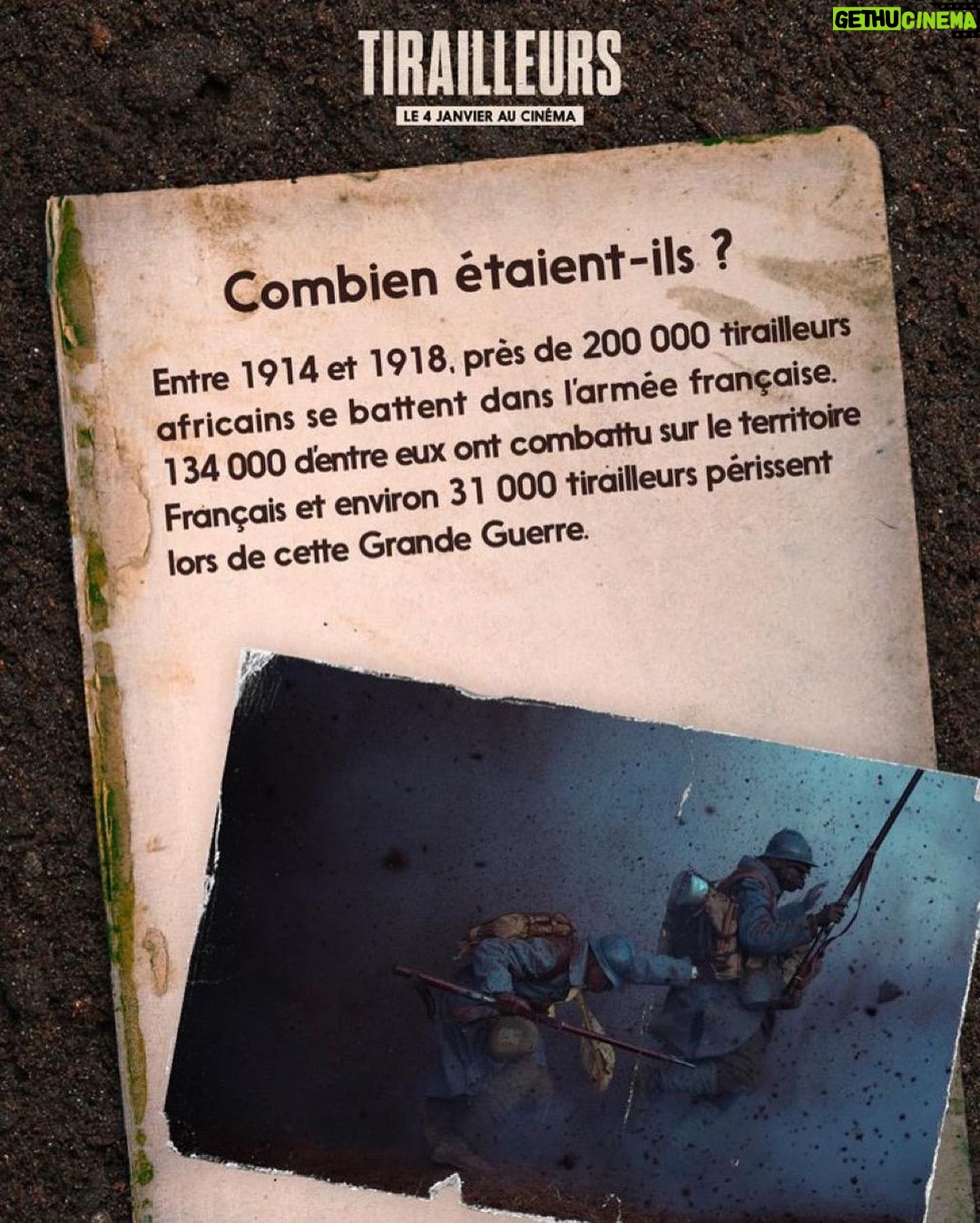 Omar Sy Instagram - Tirailleurs, le 4 janvier au cinéma.