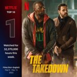 Omar Sy Instagram - After just 10 days, THE TAKEDOWN held onto the #1 spot on Netflix's Top 10 & also cracked the Most Popular Films list at #8 🔥 Thank you 🌍🌎🌏