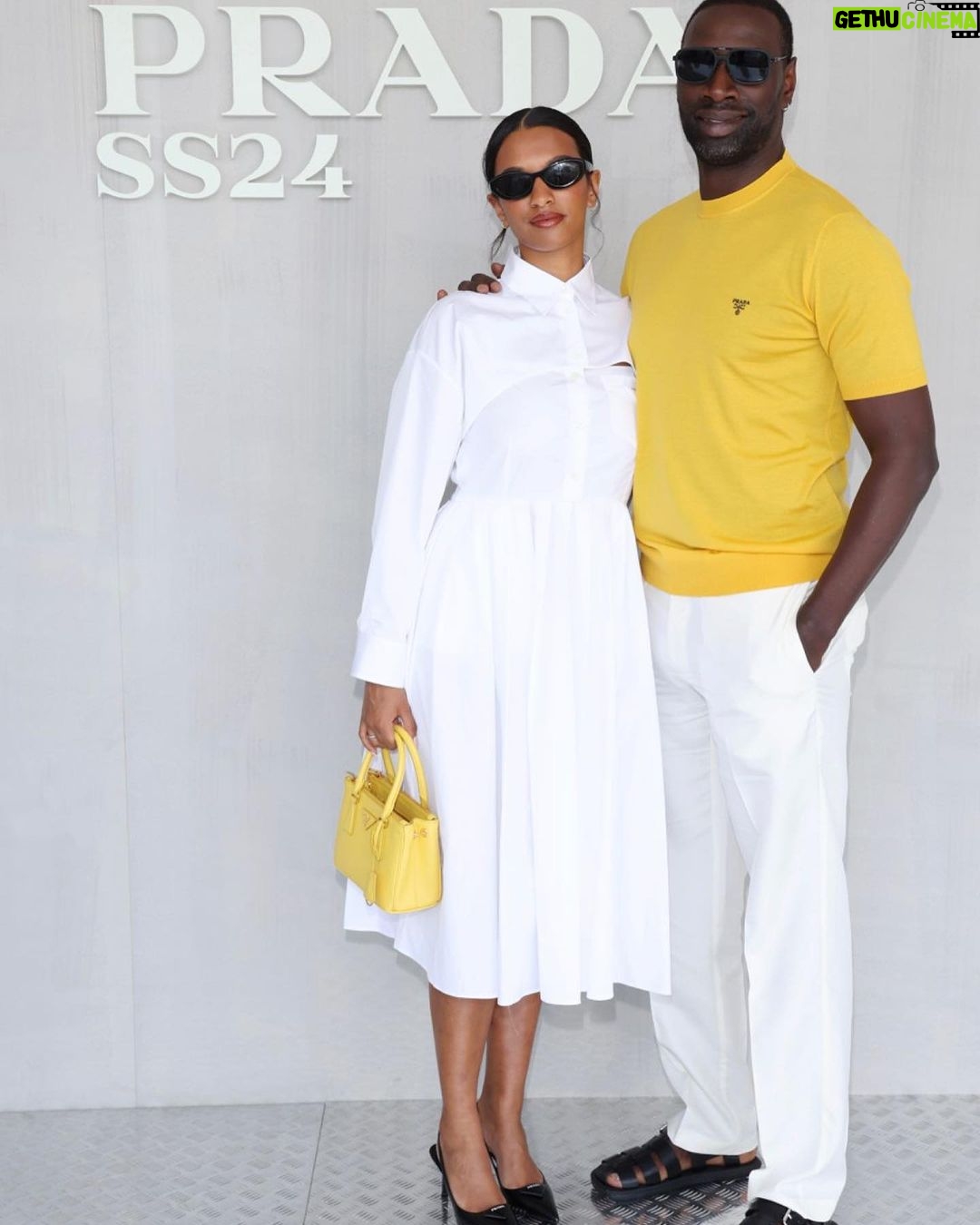 Omar Sy Instagram - 💛 @prada #PradaSS24 Milan, Italy