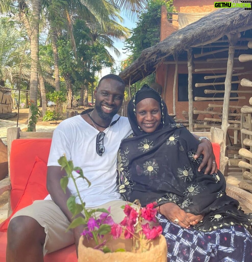 Omar Sy Instagram - Reset with Mama in Motherland 💚💛❤ Tama Lodge, Mbour, Sénégal