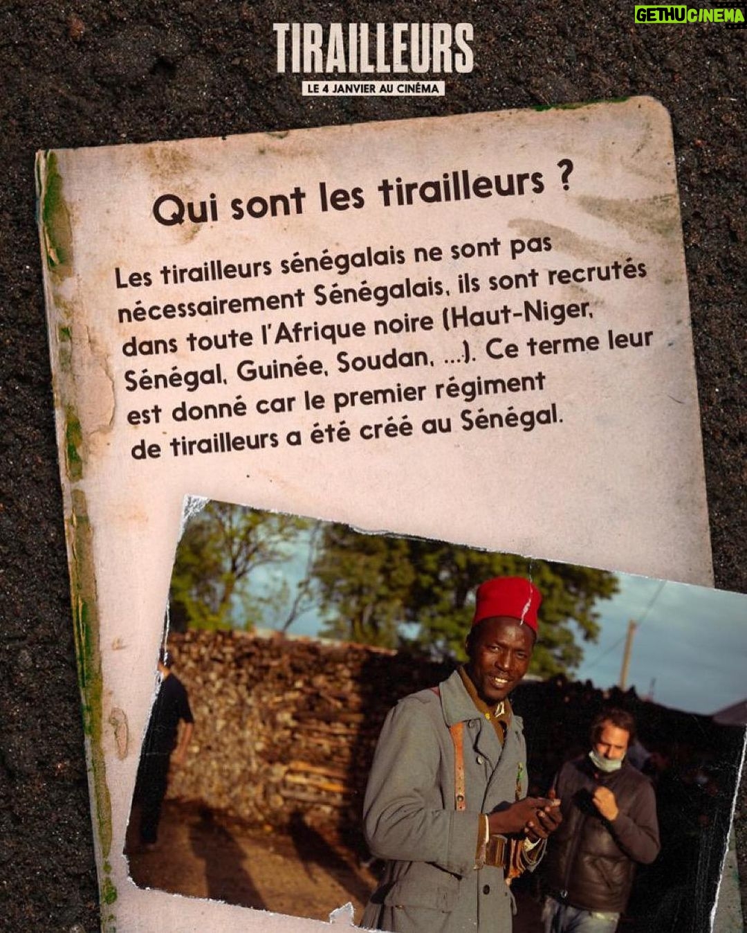 Omar Sy Instagram - Tirailleurs, le 4 janvier au cinéma.