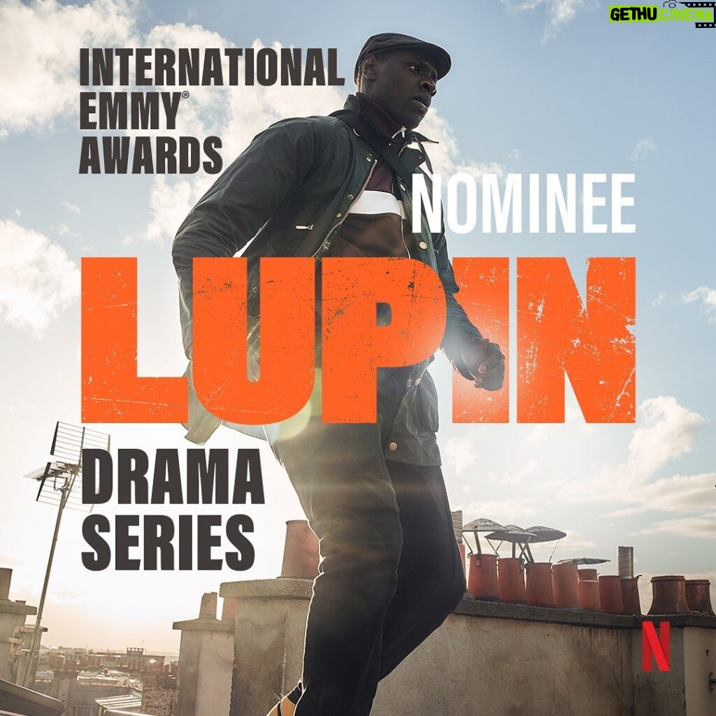 Omar Sy Instagram - Félicitations aux acteurs et à l'équipe de Lupin pour cette nomination aux International Emmy Awards. Congratulations to the Lupin cast and crew for this International Emmy Awards nomination.