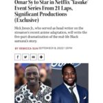 Omar Sy Instagram - Let’s do this !!! ⚔️✊🏿 Repost from @njfuture • It takes a clan to tell the story of the Black Samurai. Extremely blessed to be on this journey with @omarsyofficial and our amazing team at @21lapsentertainment, @thisissignificant, & @netflix! 🙏🏿⚔️