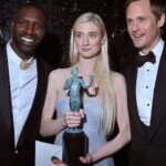 Omar Sy Instagram - Thank you @sagawards for having me wearing @louisvuitton custom by @pharrell 📷 @jojo_jpeg stylist @ilya.vanzato glam @simonegrooming Merci @isabelmoessinger @cecilebensimhon @edouardsiney