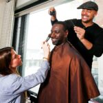 Omar Sy Instagram - Thank you @sagawards for having me wearing @louisvuitton custom by @pharrell 📷 @jojo_jpeg stylist @ilya.vanzato glam @simonegrooming Merci @isabelmoessinger @cecilebensimhon @edouardsiney