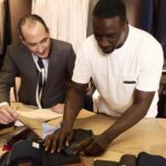 Omar Sy Instagram – – THE #BERLUTI ART OF BESPOKE WITH: OMAR SY –

As part of its celebration of creativity and know-how, Berluti supports its friends at different key moments in their careers. This month, the Maison has created a bespoke look for @omarsyofficial. 

“How can you have both comfort and style, without having to choose? Bespoke is the answer”, says the French Actor as he gets his measurements taken, chooses his favourite fabrics and leathers and tries his suit’s toile and shoes on. For this experience, Omar Sy has been involved in the creative and artisanal process from start to finish, revealing, at the end, his custom-made navy blue suit and Venezia leather buckled ankle boots. Now, he is ready to celebrate the theatrical release of his latest film, The Book of Clarence, directed by Jeymes Samuel. 

Talent: @omarsyofficial
Photography: @zoecassavetes
Locations: @hotelalfredsommier, ‘Atelier Grande Mesure Tailleur’, ‘Atelier Sur Mesure Bottier’

#DRESSEDINBERLUTI