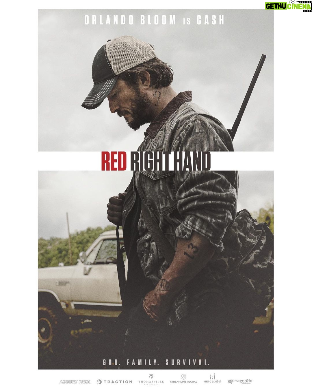 Orlando Bloom Instagram - This is Odim County. Whose side are you on? 💣 #RedRightHand