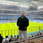 Oussama Ramzi Instagram – ديما بارسا من مدريد 🌝 Santiago Bernabéu Stadium